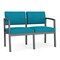 Lesro Lenox 2 Seat Tandem Seating W/ No Center Arm, 43.5 in W 24.5 in L 32 in H LS2101 - alternate 1